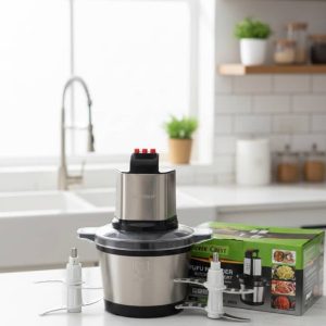 خردکن سیلور کرست مدل SL-2023 – توان ۱۰۰۰ وات – ۶ لیتر – ۴ تیغه طلایی – سیم پیچ مسی – بازرگانی جوانرود