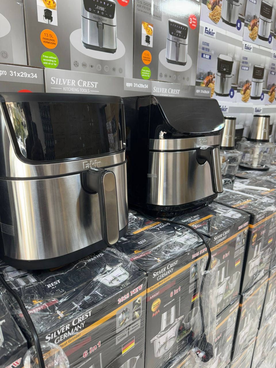 سرخ کن بدون روغن فکر Fakir مدل FK-881AUB ظرفیت 9 لیتر | محصول 2025 با طراحی مدرن و المنت دوگانه - پرداخت در محل - تصویر 3