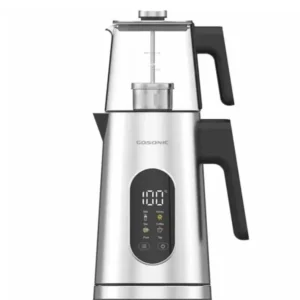 چای ساز روی هم گوسونیک مدل GST-782 نمای اصلی با نمایشگر LED