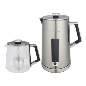 چای ساز روی هم گوسونیک مدل GST-781 | کتری ۱.۷ لیتر | قوری پیرکس ۱ لیتری